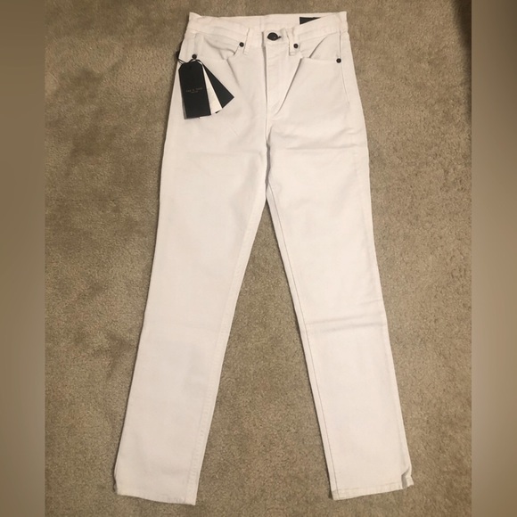 Rag & Bone Cigarette High Rise White Jeans. NWT! Sz 25 & 27 - Picture 8 of 16